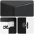Set ormara 2 pcs Crna Konstruirano drvo