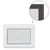 Prozor za podrum RISOR 80 x 50 cm PVC i staklo Antracit
