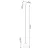 Sollux SL.1132 - Luster na sajli SAVAR 1xE27/60W/230V crna