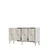 Hanah Home komoda Pega 150, 125 cm, bela / travertin / srebrna