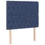 Vidaxl Box spring postelja z vzmetnico modra 90x200 cm blago