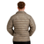 GymBeam Men‘s Puffer Jacket Vetiver/Black