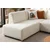 Atelier del Sofa Ugaona garnitura na razvlačenje S-Loft Left, 206 x 290 cm, Bela