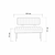 HANAH HOME Trpezarijska klupa Vina 1070 1 GreenAtlantic