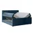 Livetastic BOXSPRING POSTELJA 180 cm  x 200 cm , les, kovina, umetna masa, tekstil modra