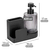 WENKO 54654100 - Organizator PINA 16x17 cm crna