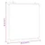 Vidaxl Magnetna tabla 40x40x1,7 cm aluminij