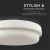 LED plafonsko svetlo za kupatilo, 18W/230V, 3000K, IP54, prečnik 19,5 cm