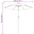 Vidaxl Senčnik 200x211 cm aluminij