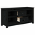 TV ormarić crni 103 x 36,5 x 52 cm od masivne borovine