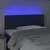 Vidaxl LED posteljno vzglavje modro 80x5x78/88 cm blago