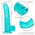 California Exotics Size Queen Dildo 8 Inch Turquoise