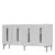 HANAH HOME Komoda Rany 150 White Silver