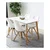 House Nordic Jedilna miza, 70x120x75 cm, bela