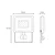 PROSTO LED reflektor sa PIR senzorom 10W LRF008SW-10/BK