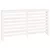 Vidaxl Pokrov za radiator bela 153x19x84 cm trdna borovina