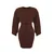 Trendyol Milla Ženska haljina Twoaw25El00056, Bordo