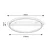 Rabalux Plafonjera Beliza, LED 45W, 3000K, 50cm, Crna