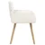 Trpezarijske stolice 2 pcs Bouclé Krem 59 x 57 x 85 cm