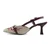 Mona shoes Ženske sandale na štiklu, Krem-bordo