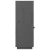 Visoka komoda siva 67 x 40 x 108,5 cm od masivne borovine