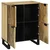 Vidaxl Stranska omarica Rjava 60 x 33 x 75 cm trden mangov les