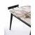 Hanah Home Trpezarijski sto Totem 80x75x80cm Beli mermer