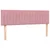 Vidaxl Box spring postelja z vzmetnico roza 140x220 cm žamet