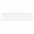 Okvir kreveta s madracem Ostalo 2 pcs Bijelo PVC