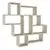 Hanah Home Zidna polica Parola, 115,5x 103,5x15 cm,Krem
