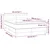 Vidaxl Box spring postelja z vzmetnico LED temno siva 140x200 cm blago