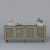 Hanah Home Konzolni sto Bohemian 1600-132, 180x75x40 cm, Maslina