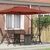 Roma Suncobran Crvena 286 x 284 x 265 cm Aluminij i poliester