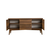 HANAH HOME Vina 02 1048 Walnut Dark Blue (Produživi trpezarijski sto, stolice i konzola (5 komada))