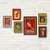 Wallity Dekorativna slika SET_088, 24x44cm, 6 delova