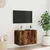 Zidni TV ormarić s LED svjetlima boja hrasta 60x35x41 cm