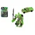 Transformer avto/robot plast 14cm zelen, 17x26x6cm
