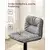 Songmics Set barskih stolov 47x41x89-110 cm siva