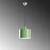 Opviq Luster Duz, 25-110cm, O20 cm, E27, Zeleni