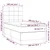 Krevet box spring s madracem LED crni 100x200 cm baršun
