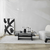 HANAH HOME Sto za dnevnu sobu Saga Rectangle Black Fume