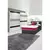 BOXSPRING KREVET 200/120/62 cm crna