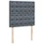 Vidaxl Box spring postelja z vzmetnico temno siva 90x200 cm žamet