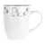 shumee Bela porcelanasta skodelica CAT 380 ml