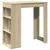 Barski stol s stalcima boja hrasta 102 x 50 x 103,5 cm drveni