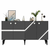 HANAH HOME Komoda Iris Anthracite Silver