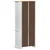 Highboard Bijelo 74 x 38 x 170 cm Čvrsto borovo drvo
