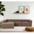 Atelier del Sofa Ugaona garnitura Mora XL 320x69x180cm Braon