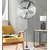 Zilan ZLN1112 Ventilator podni, Inox