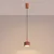 Sollux SL.2680 - Luster na sajli AURA 1xGX53/10W/230V crvena